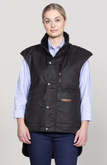 Oilskin Brown Multi Pocket 'Outdoors' Vest
