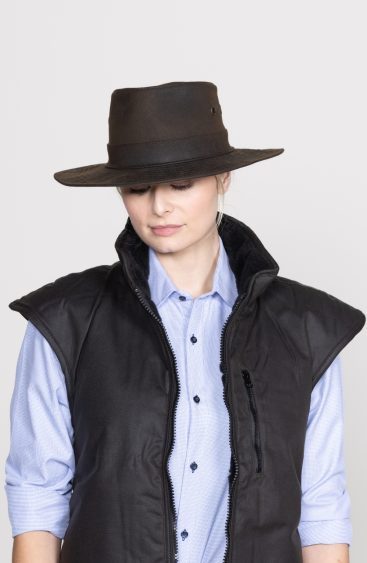 Oilskin Wide Brimmed Hat
