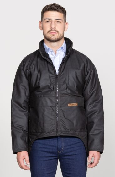 Oilskin Brown Long Sleeve Jacket