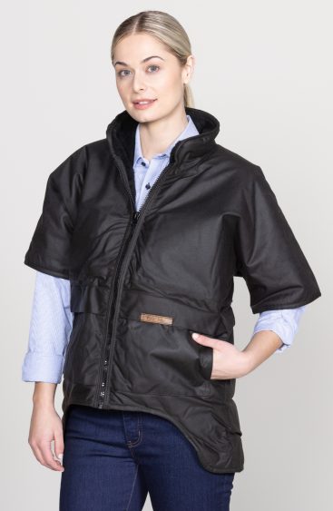 Oilskin Brown Short Sleeve Jacket