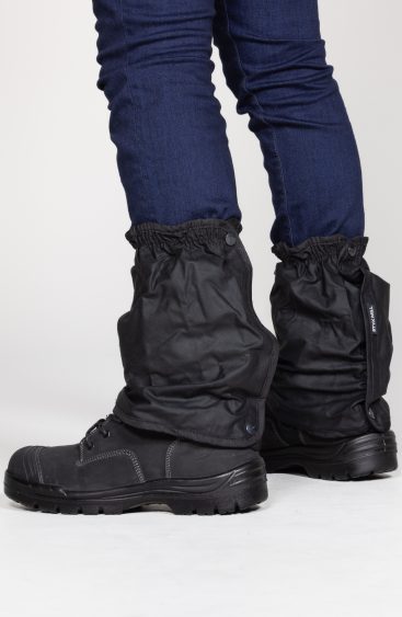 Oilskin Black Domed Gaiters/Putties