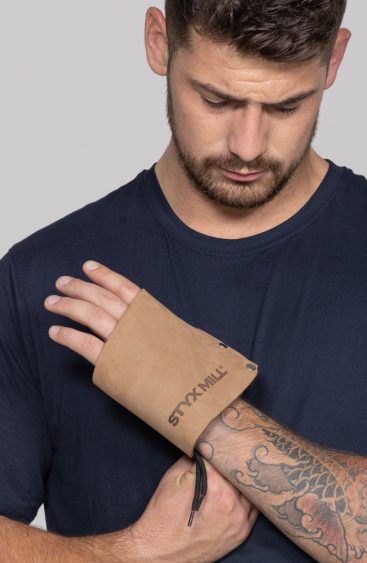 Premium Leather Chainsaw Mitt